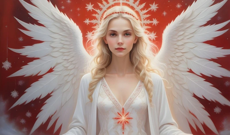 AI illustration of an angel of light