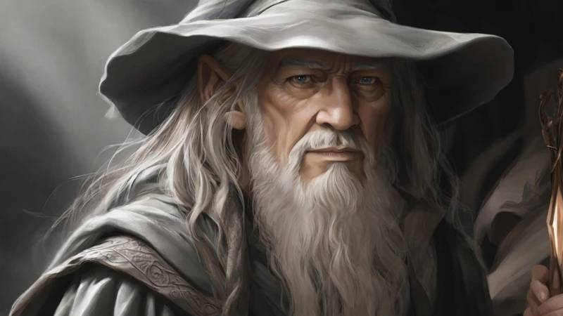 AI illustration of a wizard